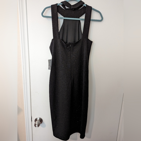 💥2XHost Pick💥 Bebe Black Party Cocktail Dress With Sparkles! Size 10 - Picture 3 of 9